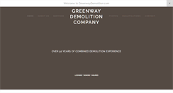 Desktop Screenshot of greenwaydemolition.com